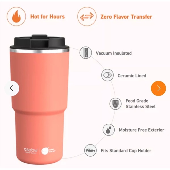 Asobu travel tumbler crabapple NWT - Picture 4 of 8
